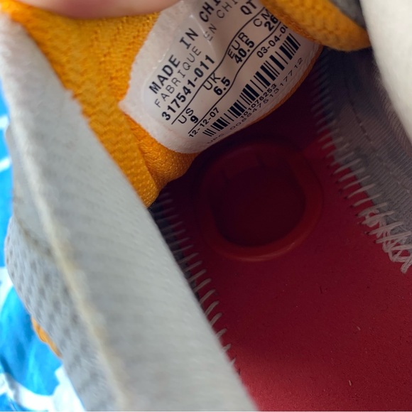 Nike Women’s size 9 Shox Vivify running training shoes silver grey total orange - Picture 4 of 11